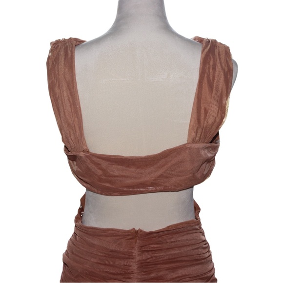 ALWAYS A SLAY THIS WAY LOW V NECK MIDI DRESS - Picture 4 of 6